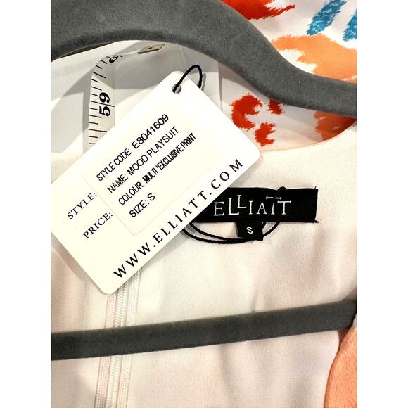 Elliatt Floral Pink and White Romper S - Picture 11 of 11